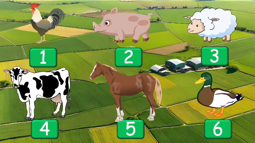 Grade 1-3 - ESL Lesson - On the Farm - Verbs - Third Person Singular - PowerPoint Lesson