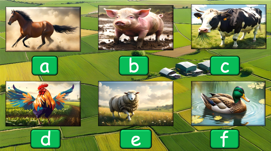 Grade 1-3 - ESL Lesson - On the Farm - Verbs - Third Person Singular - PowerPoint Lesson