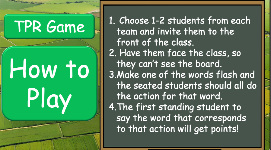 Grade 1-3 - ESL Lesson - On the Farm - Verbs - Third Person Singular - PowerPoint Lesson