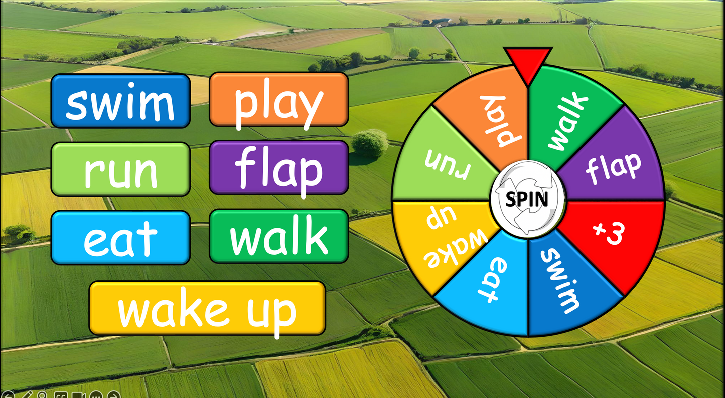 Grade 1-3 - ESL Lesson - On the Farm - Verbs - Third Person Singular - PowerPoint Lesson