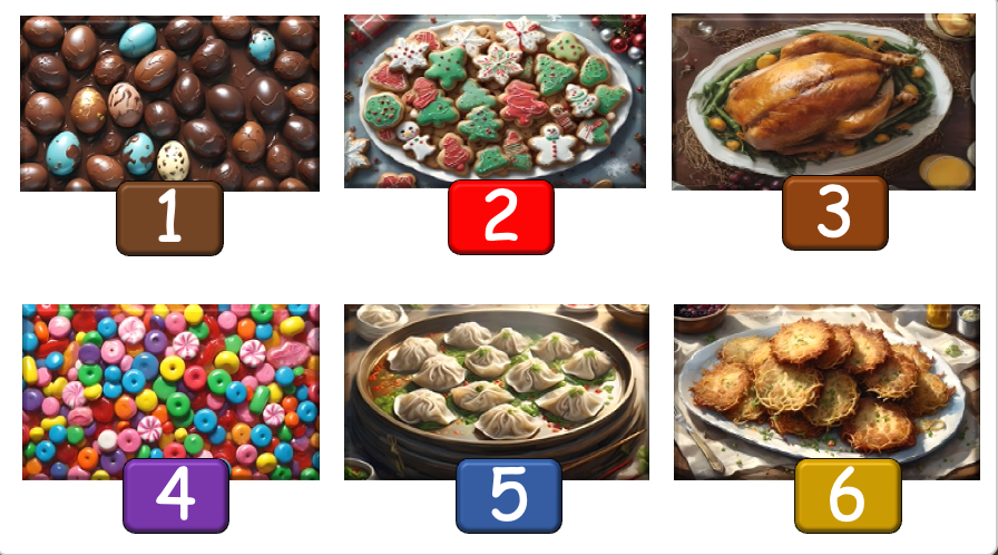 Grade 2-3 (or 1) - ESL Lesson - Festivals of the Year - Part 2 - Food - PowerPoint Lesson