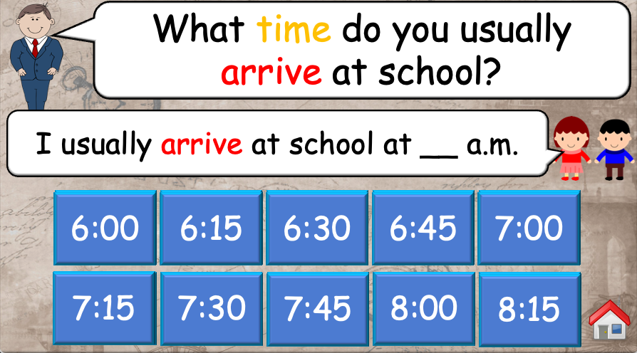 Grade 4 - ESL Lesson - How do you come to school? - PowerPoint Lesson