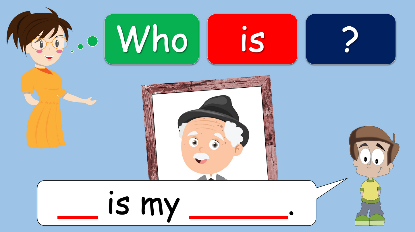 Grade 1 - Semester 1 - Week 08 - My Family 1 - ESL PowerPoint Lesson