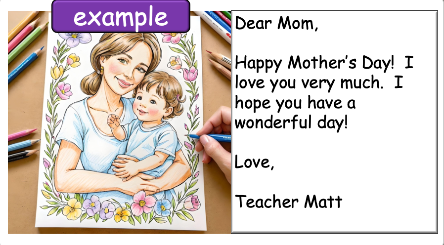Grade 2-3 - ESL Lesson - Mother's Day