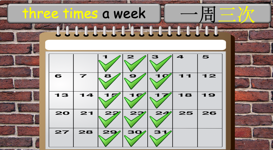 Grade 4 - ESL Lesson - How often? - PowerPoint Lesson