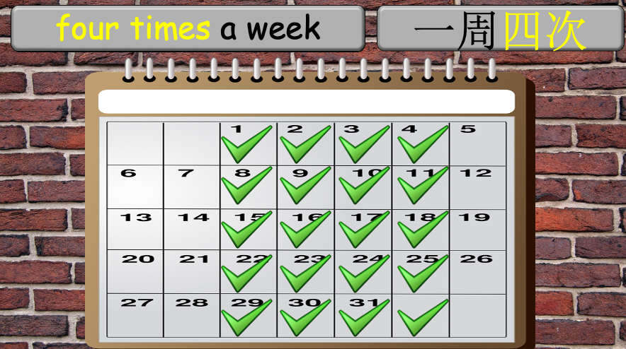 Grade 4 - ESL Lesson - How often? - PowerPoint Lesson