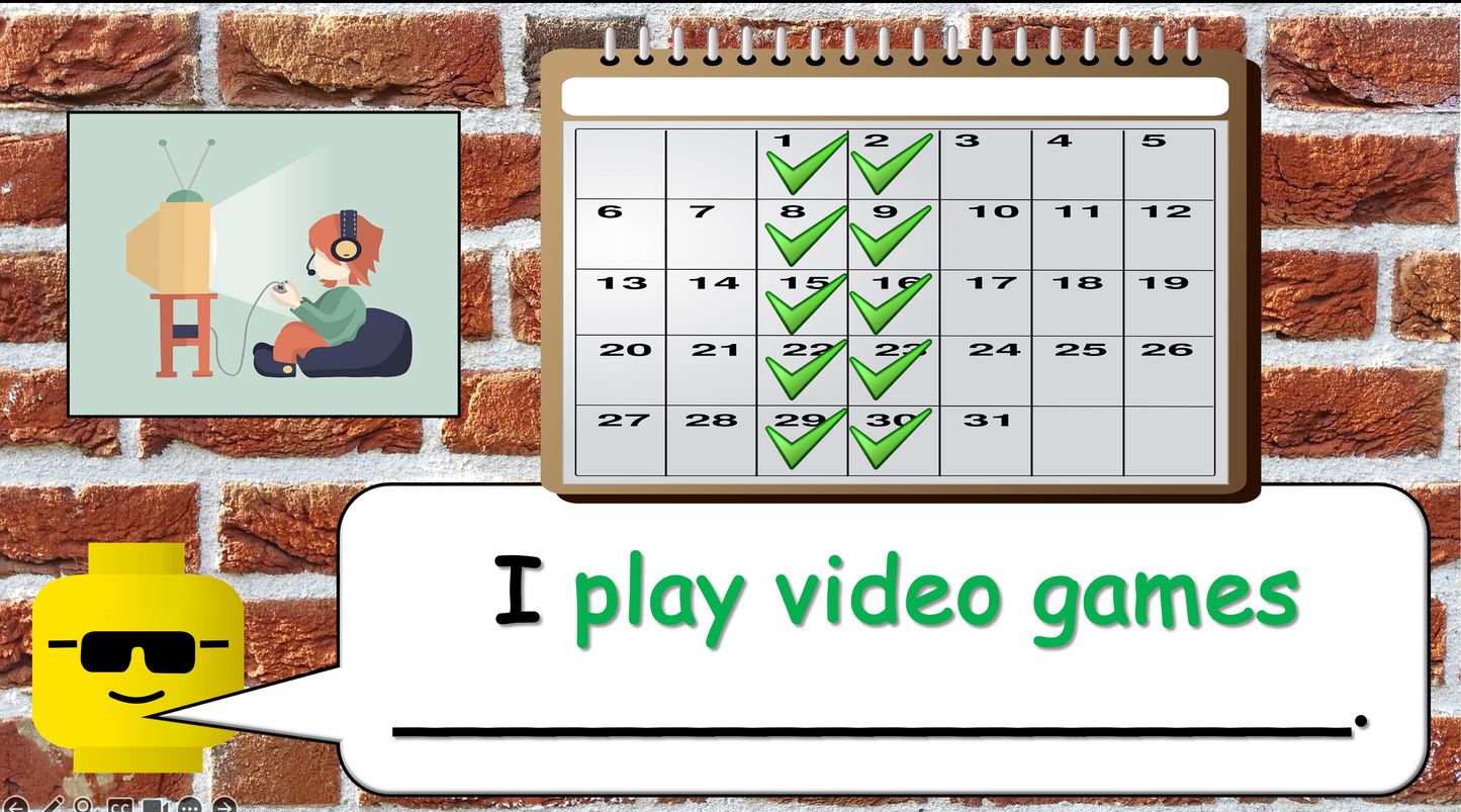 Grade 4 - ESL Lesson - How often? - PowerPoint Lesson