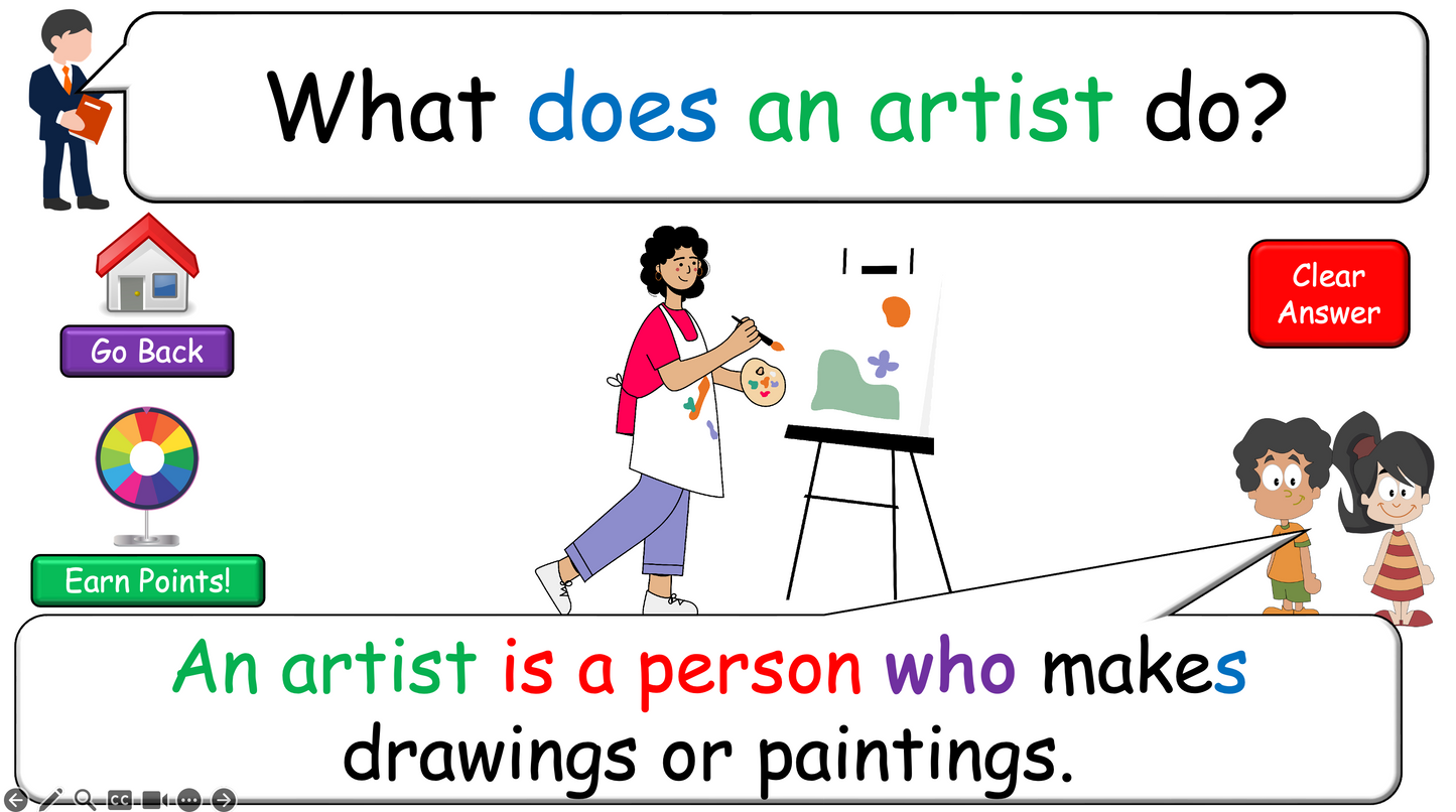 Grade 4-5 - ESL Lesson - Jobs - Part 3 - What do you want to be? - PowerPoint Lesson