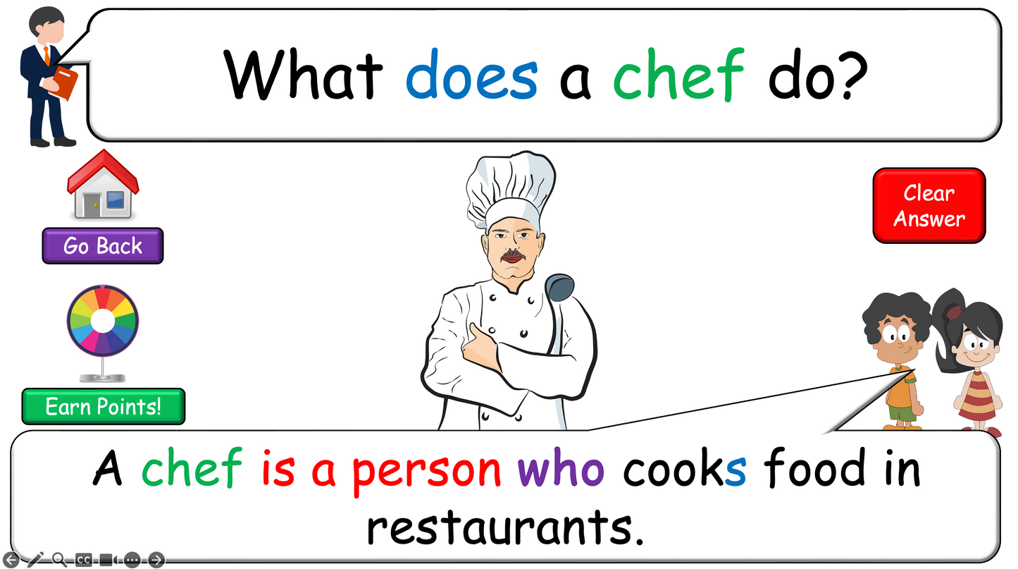 Grade 4-5 - ESL Lesson - Jobs - Part 3 - What do you want to be? - PowerPoint Lesson