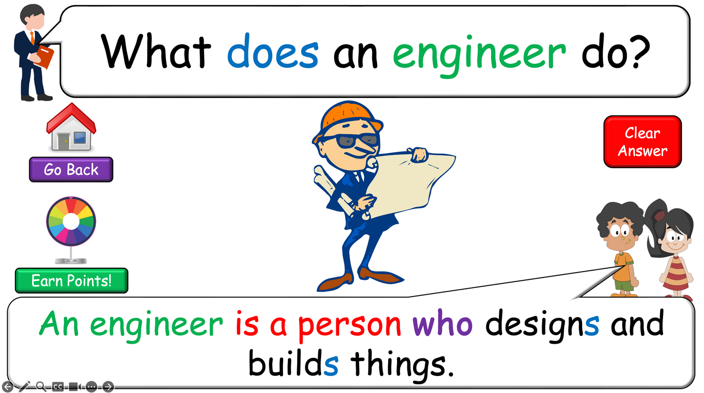 Grade 4-5 - ESL Lesson - Jobs - Part 3 - What do you want to be? - PowerPoint Lesson