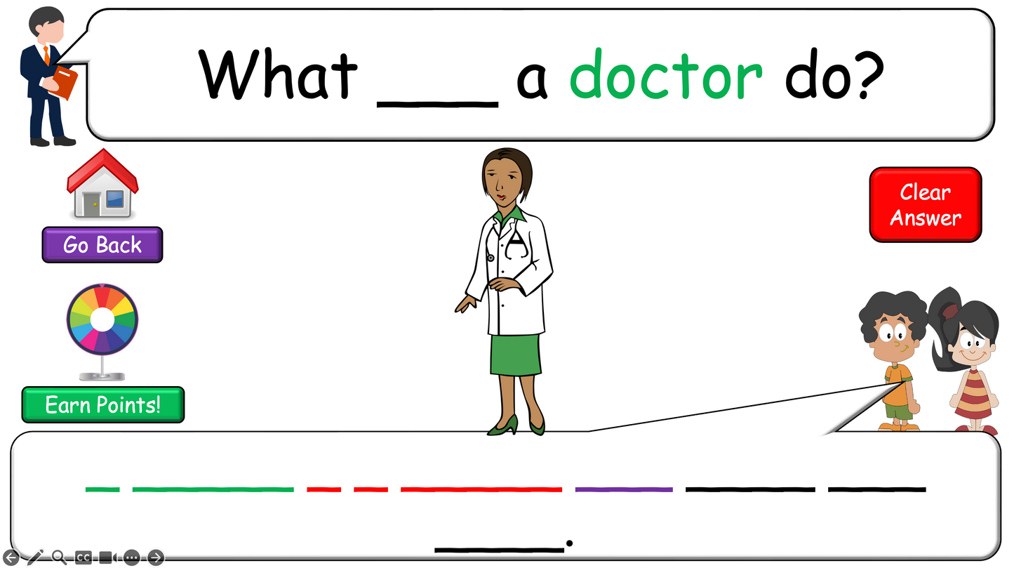 Grade 4-5 - ESL Lesson - Jobs - Part 3 - What do you want to be? - PowerPoint Lesson