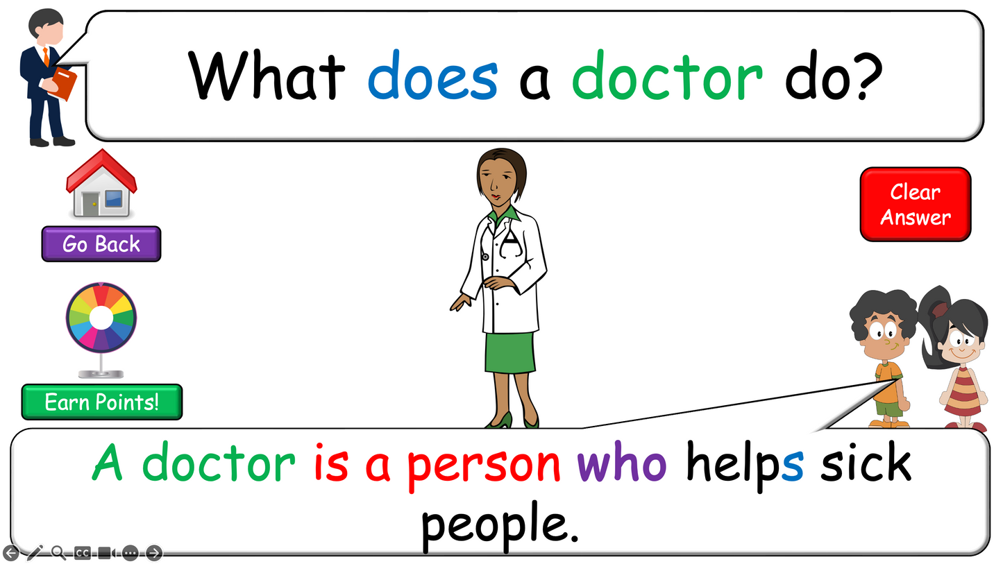 Grade 4-5 - ESL Lesson - Jobs - Part 3 - What do you want to be? - PowerPoint Lesson