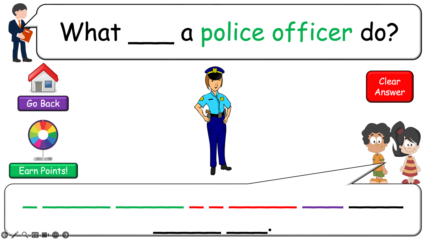 Grade 4-5 - ESL Lesson - Jobs - Part 3 - What do you want to be? - PowerPoint Lesson