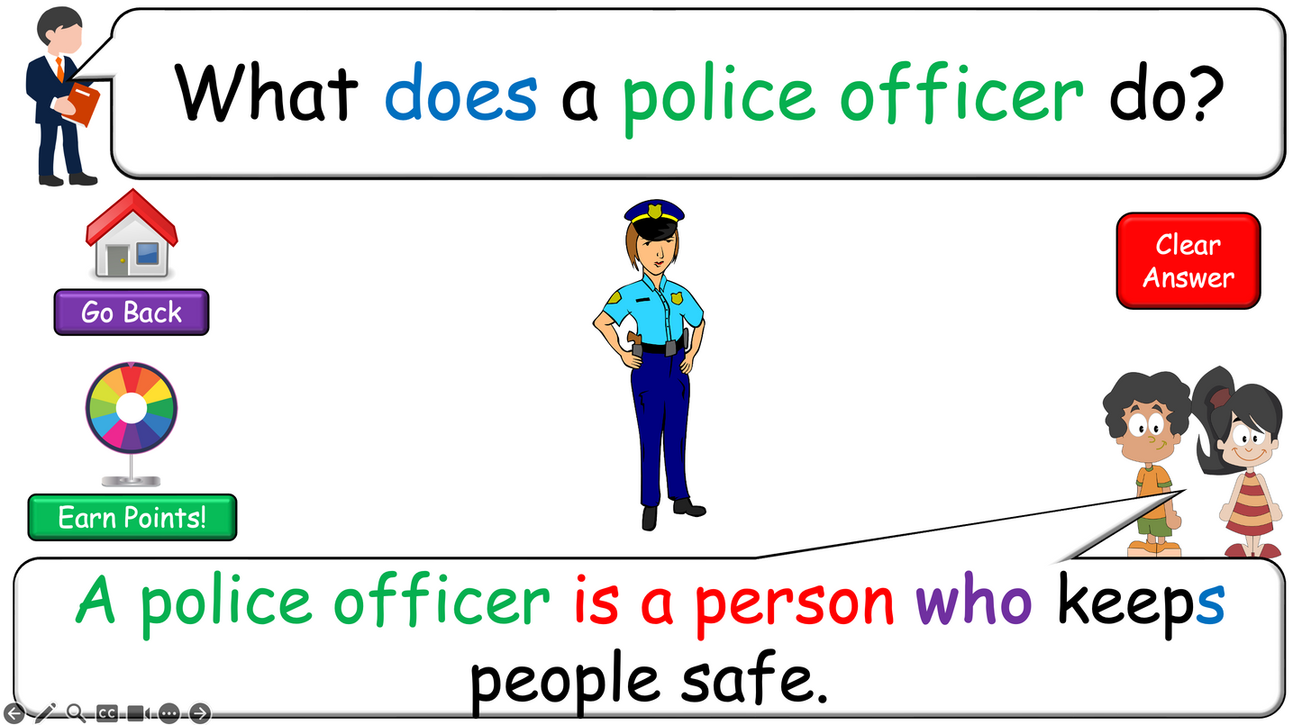 Grade 4-5 - ESL Lesson - Jobs - Part 3 - What do you want to be? - PowerPoint Lesson