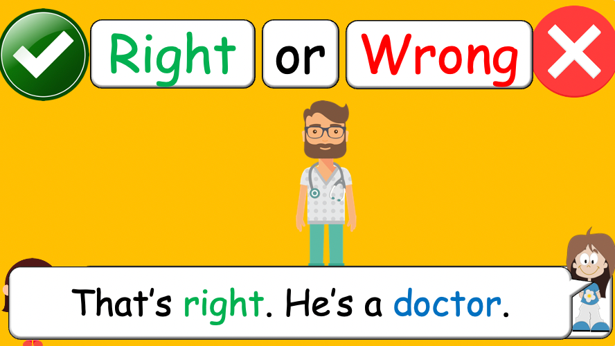 Grade 4-5 - ESL Lesson - Jobs - Part 1 - (his/her/their) - PowerPoint Lesson