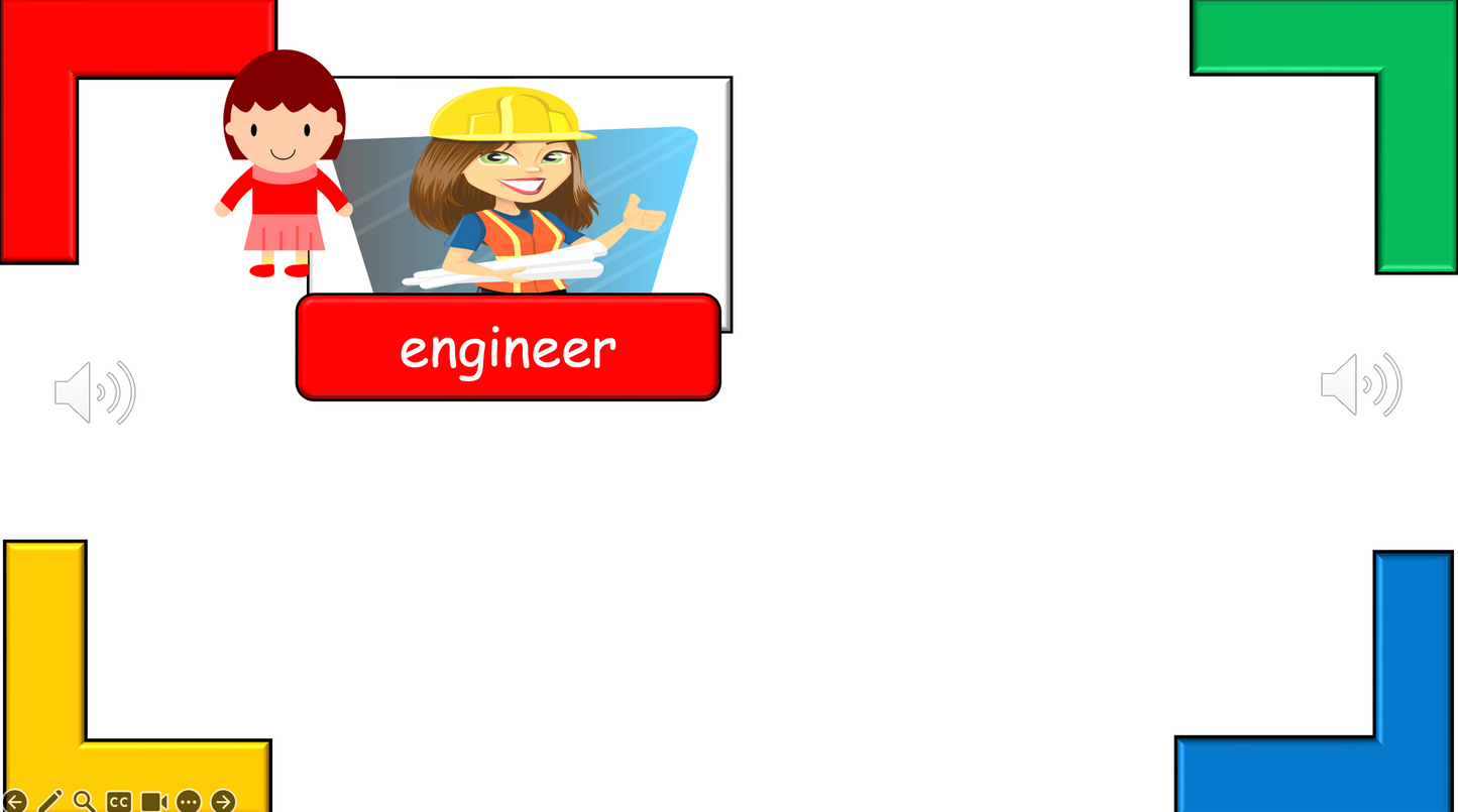 Grade 4-5 - ESL Lesson - Jobs - Part 1 - (his/her/their) - PowerPoint Lesson