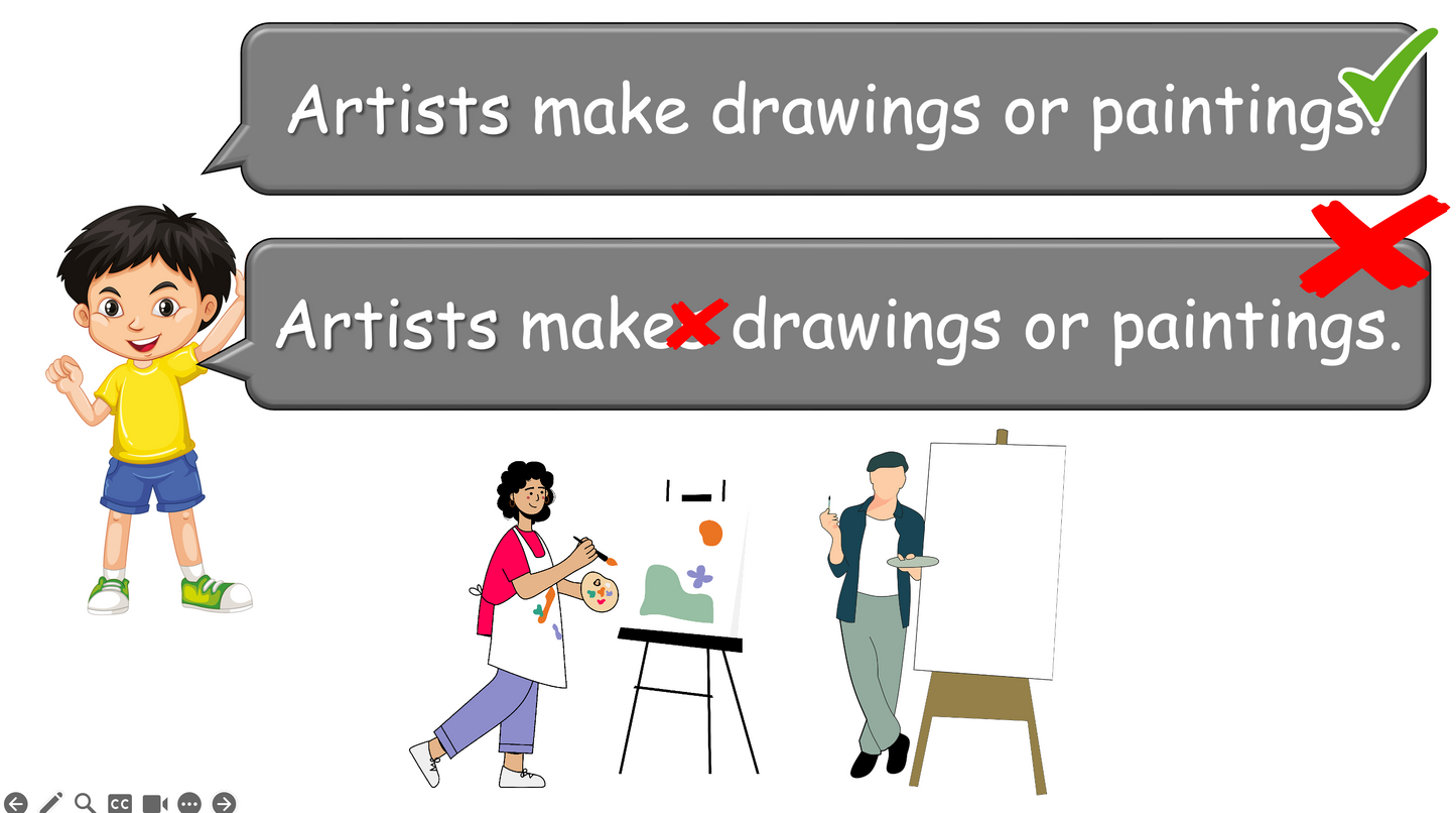 Grade 4-5 - ESL Lesson - Jobs - Part 2 - Using do/does and verbs - PowerPoint Lesson