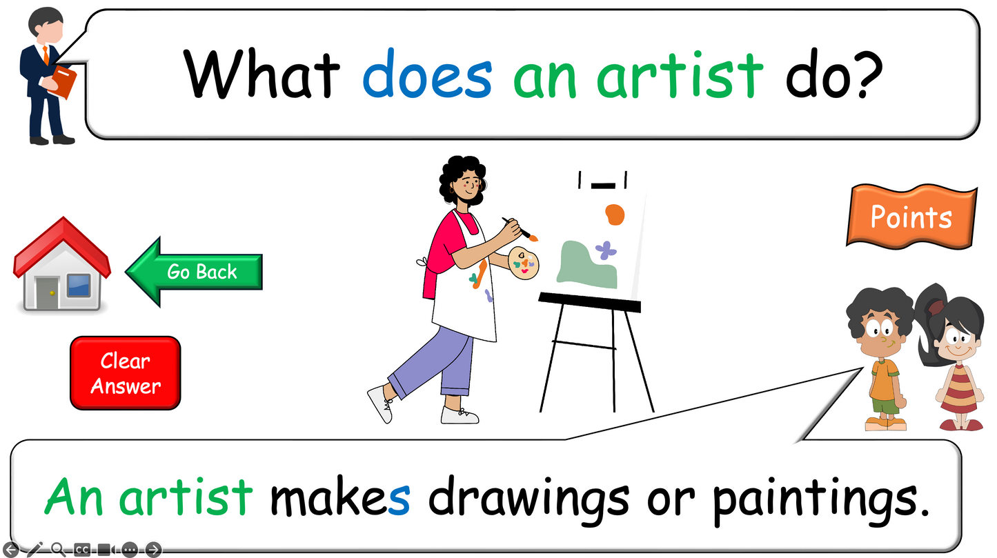 Grade 4-5 - ESL Lesson - Jobs - Part 1, 2, and 3 - COMBO Bundle DEAL - 3 PowerPoints