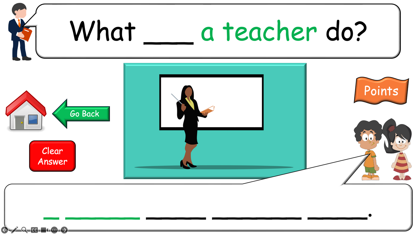 Grade 4-5 - ESL Lesson - Jobs - Part 2 - Using do/does and verbs - PowerPoint Lesson