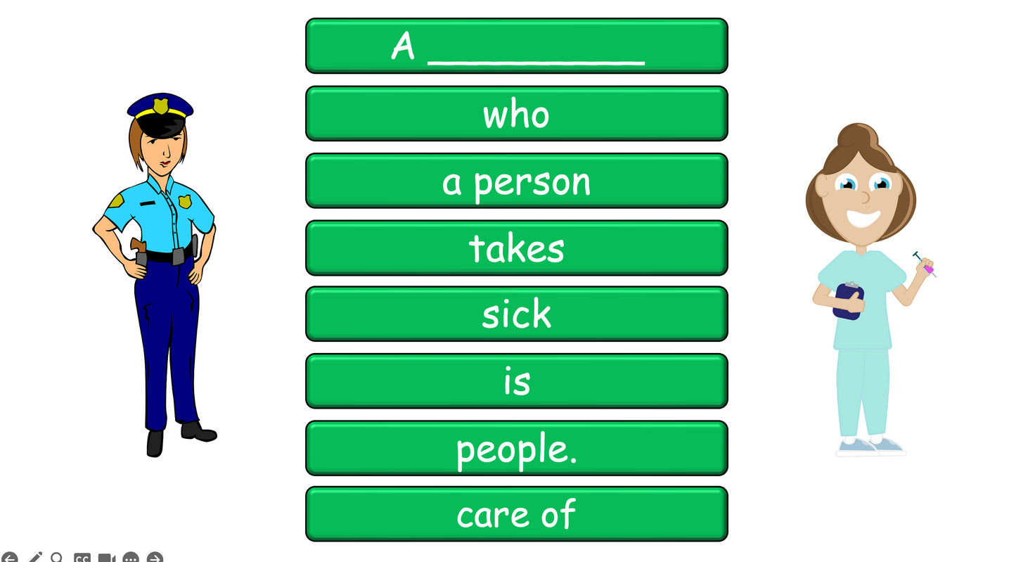 Grade 4-5 - ESL Lesson - Jobs - Part 3 - What do you want to be? - PowerPoint Lesson