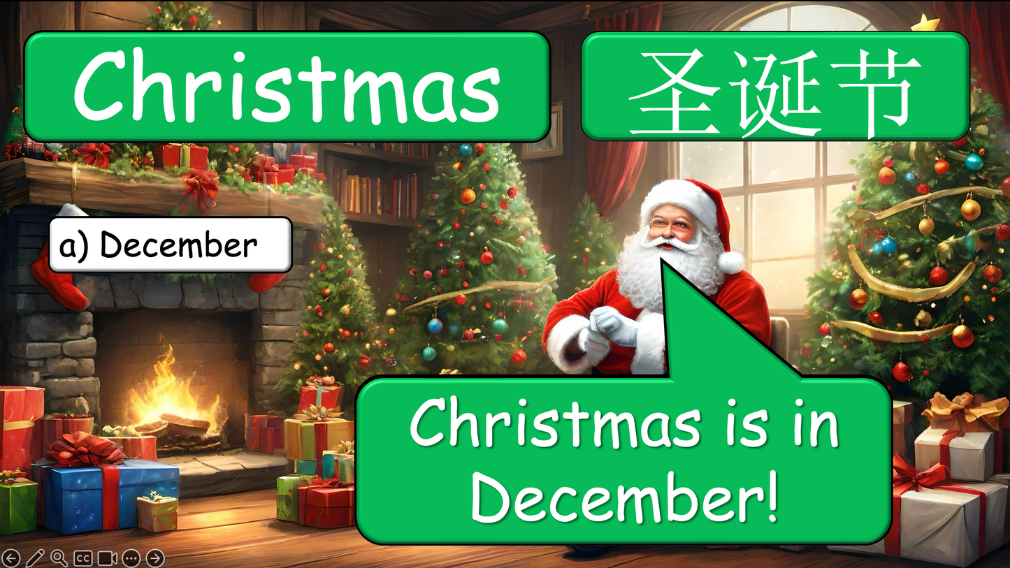 Grade 3-4 - ESL Lesson - Months and Birthdays - Part 1 - PowerPoint Lesson