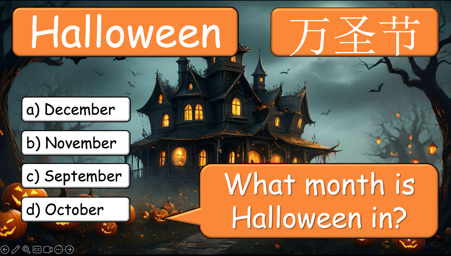 Grade 3-4 - ESL Lesson - Months and Birthdays - Part 1 - PowerPoint Lesson