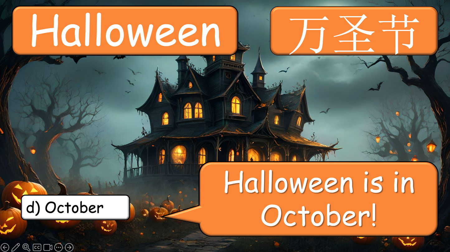 Grade 3-4 - ESL Lesson - Months and Birthdays - Part 1 - PowerPoint Lesson