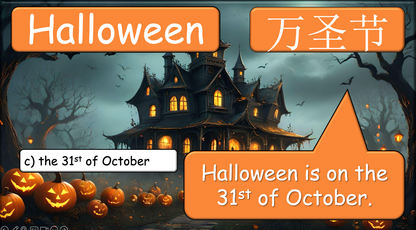 Grade 3-4 - ESL Lesson - Ordinal Numbers and Birthdays - Part 2 - PowerPoint Lesson