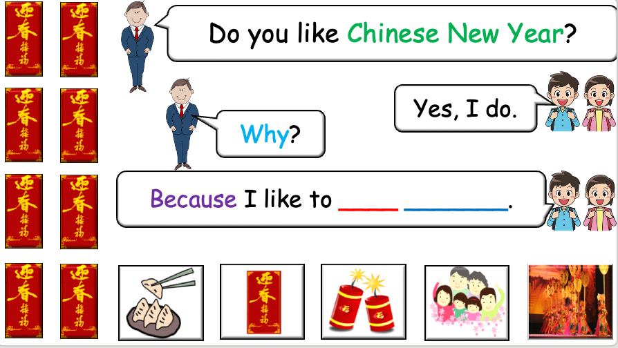 Grade 2-3 (or 4) - ESL Lesson - Chinese New Year - PowerPoint Lesson