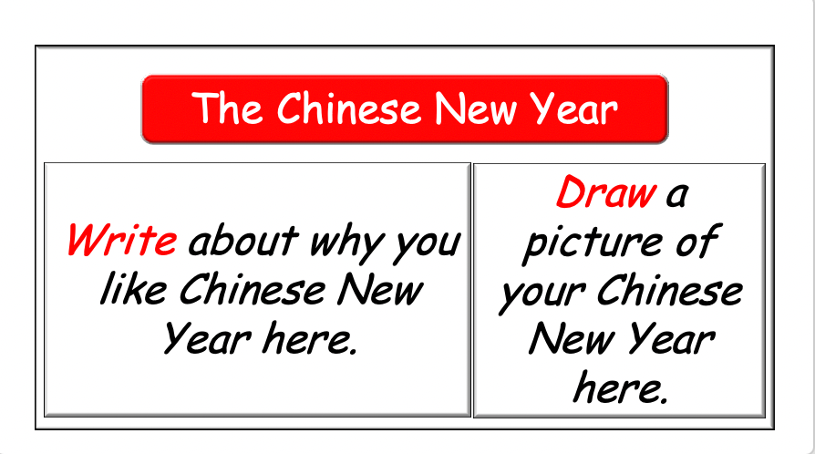Grade 2-3 (or 4) - ESL Lesson - Chinese New Year - PowerPoint Lesson