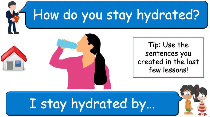 Grade 6-8 - ESL Lesson - Healthy Habits - Part 1, 2, and 3 - COMBO Bundle DEAL - 3 PowerPoints