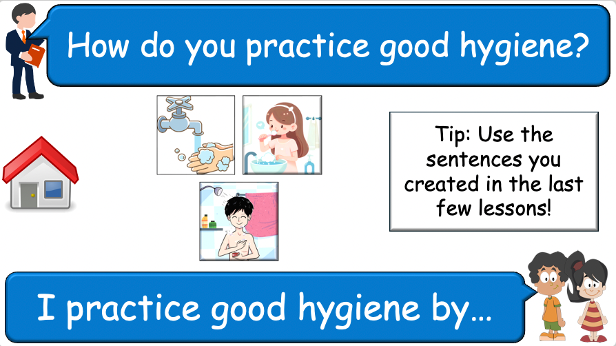 Grade 6-8 - ESL Lesson - Healthy Habits - Part 1, 2, and 3 - COMBO Bundle DEAL - 3 PowerPoints