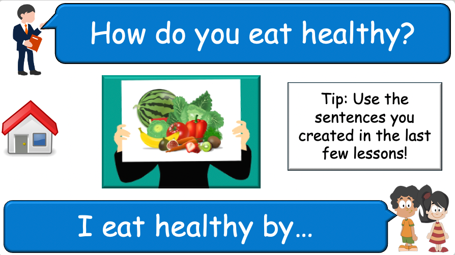 Grade 6-8 - ESL Lesson - Healthy Habits - Part 1, 2, and 3 - COMBO Bundle DEAL - 3 PowerPoints