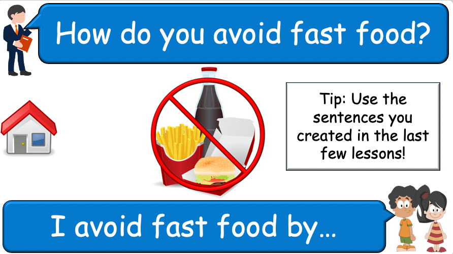 Grade 6-8 - ESL Lesson - Healthy Habits - Part 1, 2, and 3 - COMBO Bundle DEAL - 3 PowerPoints