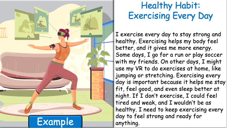 Grade 6-8 - ESL Lesson - Healthy Habits - Part 1, 2, and 3 - COMBO Bundle DEAL - 3 PowerPoints