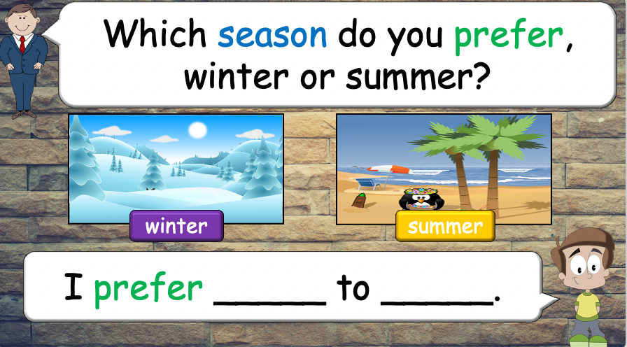 Grade 4 - ESL Lesson - Prefer/Flavors - PowerPoint Lesson