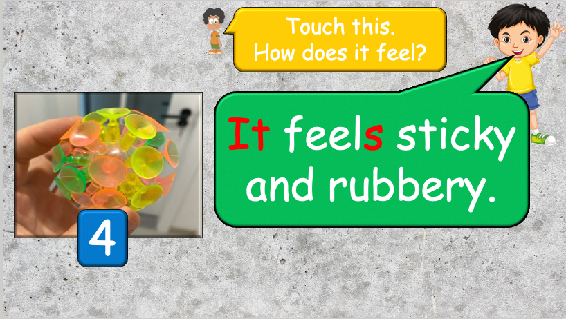 Grade 4 - ESL Lesson - How does it feel? / 8 Different Textures - PowerPoint Lesson