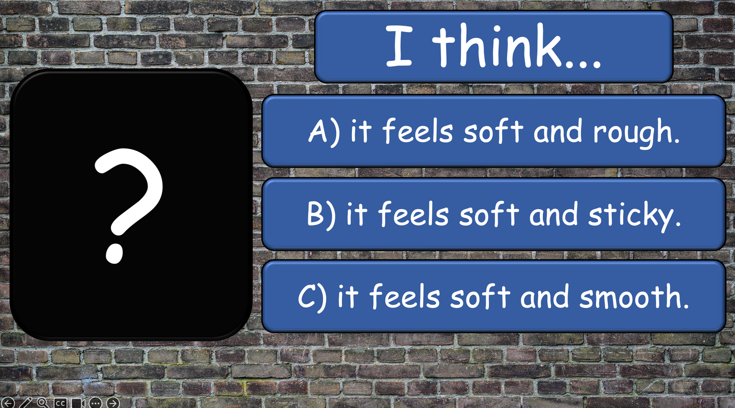 Grade 4 - ESL Lesson - How does it feel? / 8 Different Textures - PowerPoint Lesson