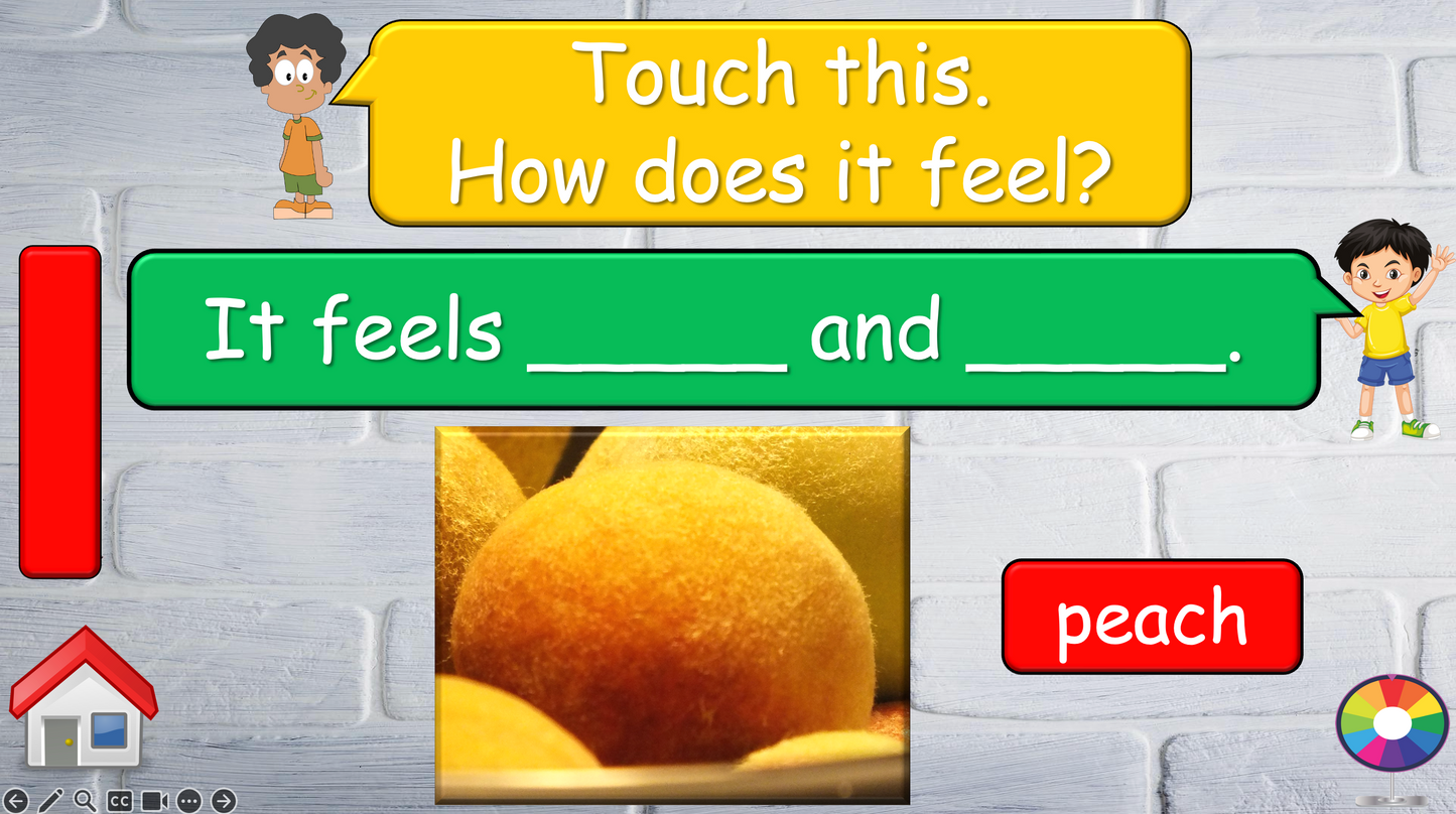 Grade 4 - ESL Lesson - How does it feel? / 8 Different Textures - PowerPoint Lesson