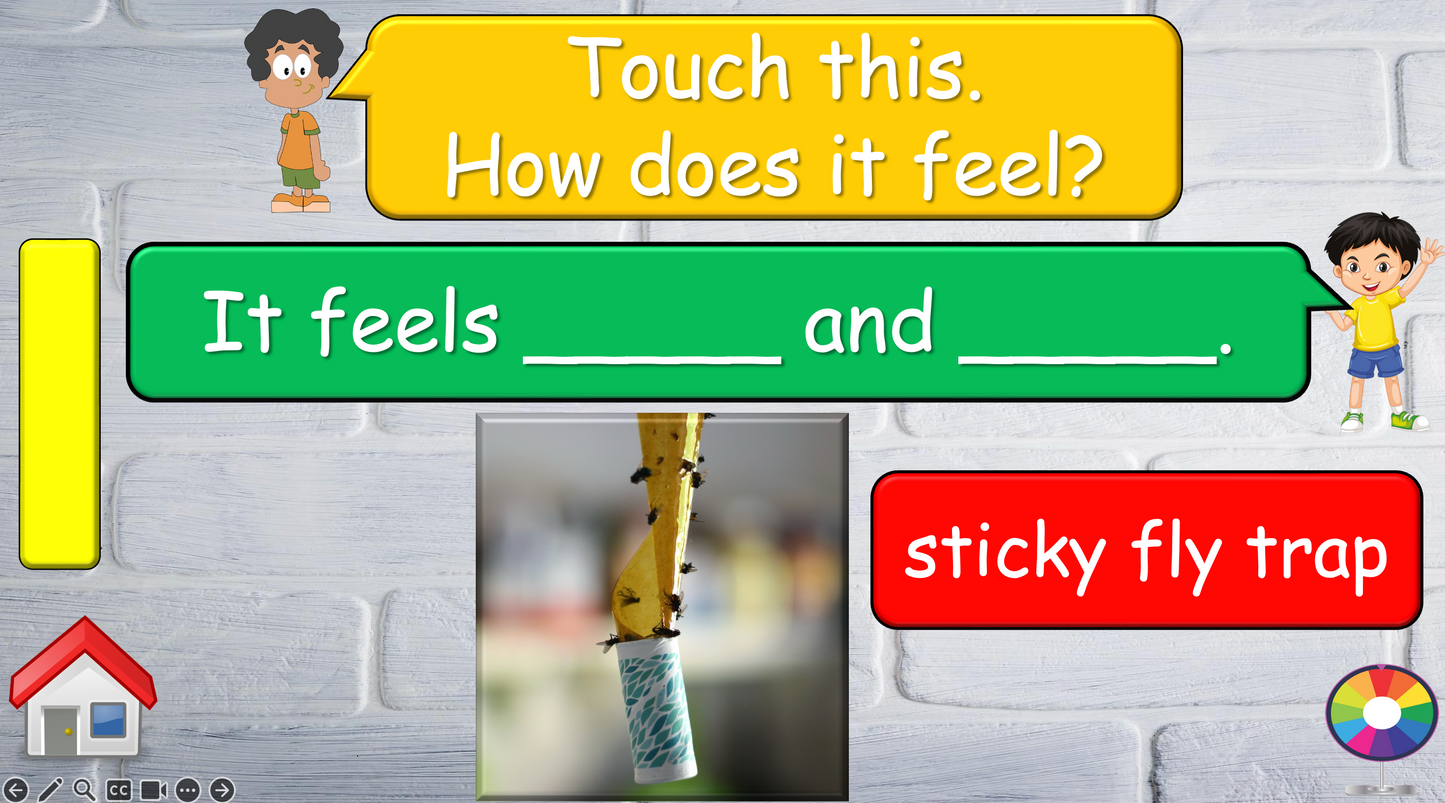 Grade 4 - ESL Lesson - How does it feel? / 8 Different Textures - PowerPoint Lesson