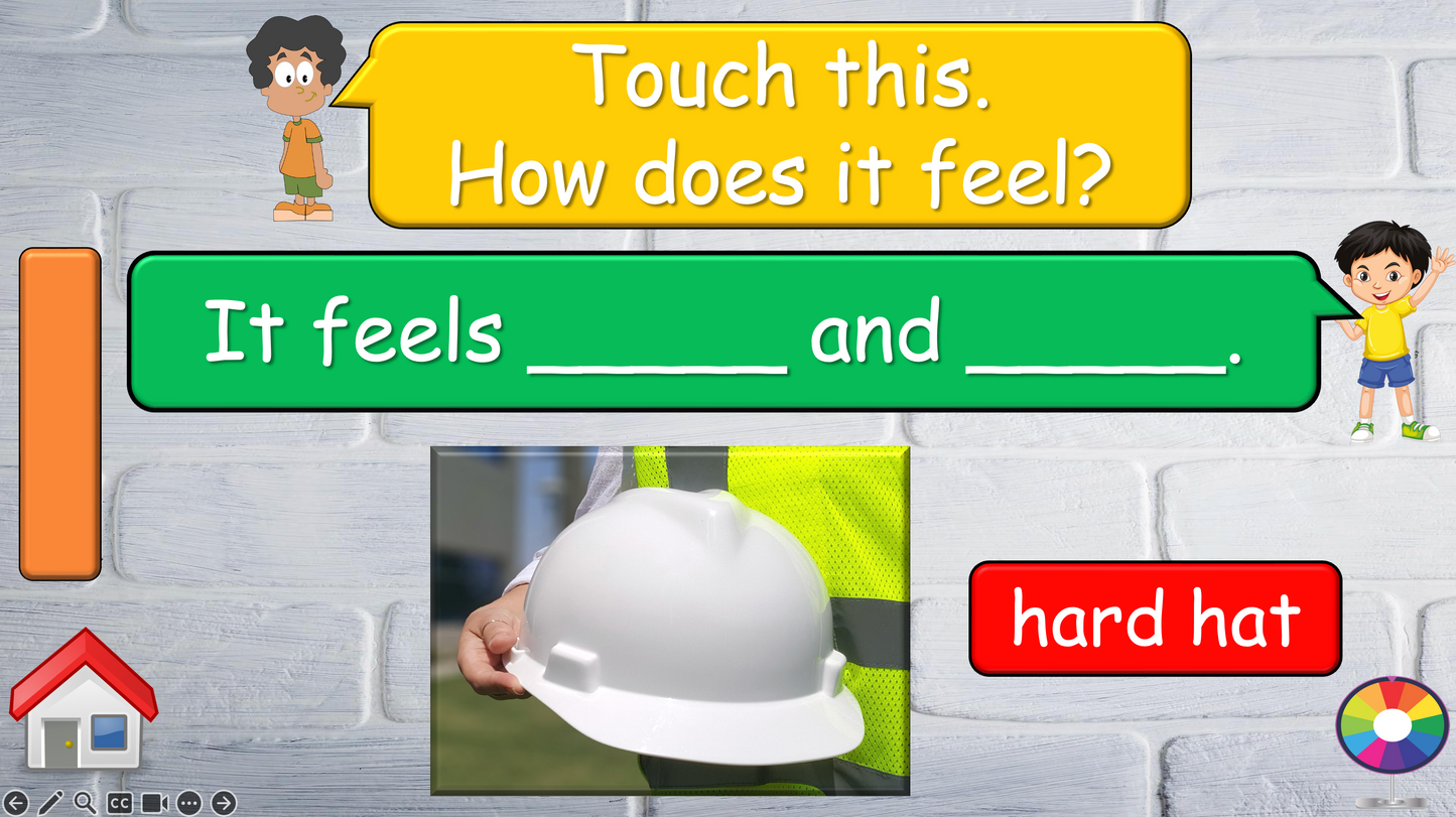 Grade 4 - ESL Lesson - How does it feel? / 8 Different Textures - PowerPoint Lesson