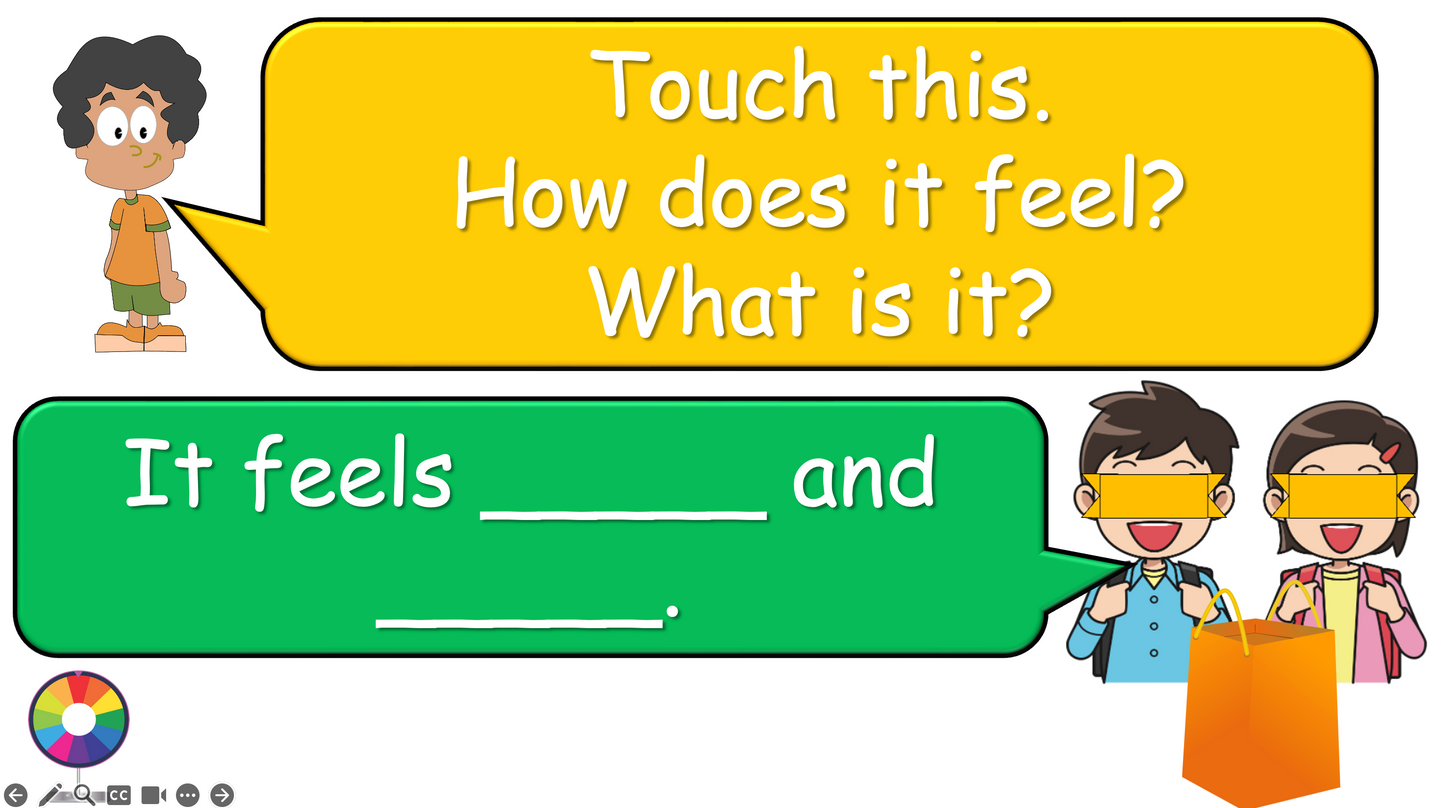 Grade 4 - ESL Lesson - How does it feel? / 8 Different Textures - PowerPoint Lesson