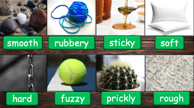 Grade 4 - ESL Lesson - How does it feel? / 8 Different Textures - PowerPoint Lesson