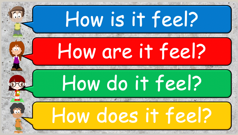 Grade 4 - ESL Lesson - How does it feel? / 8 Different Textures - PowerPoint Lesson