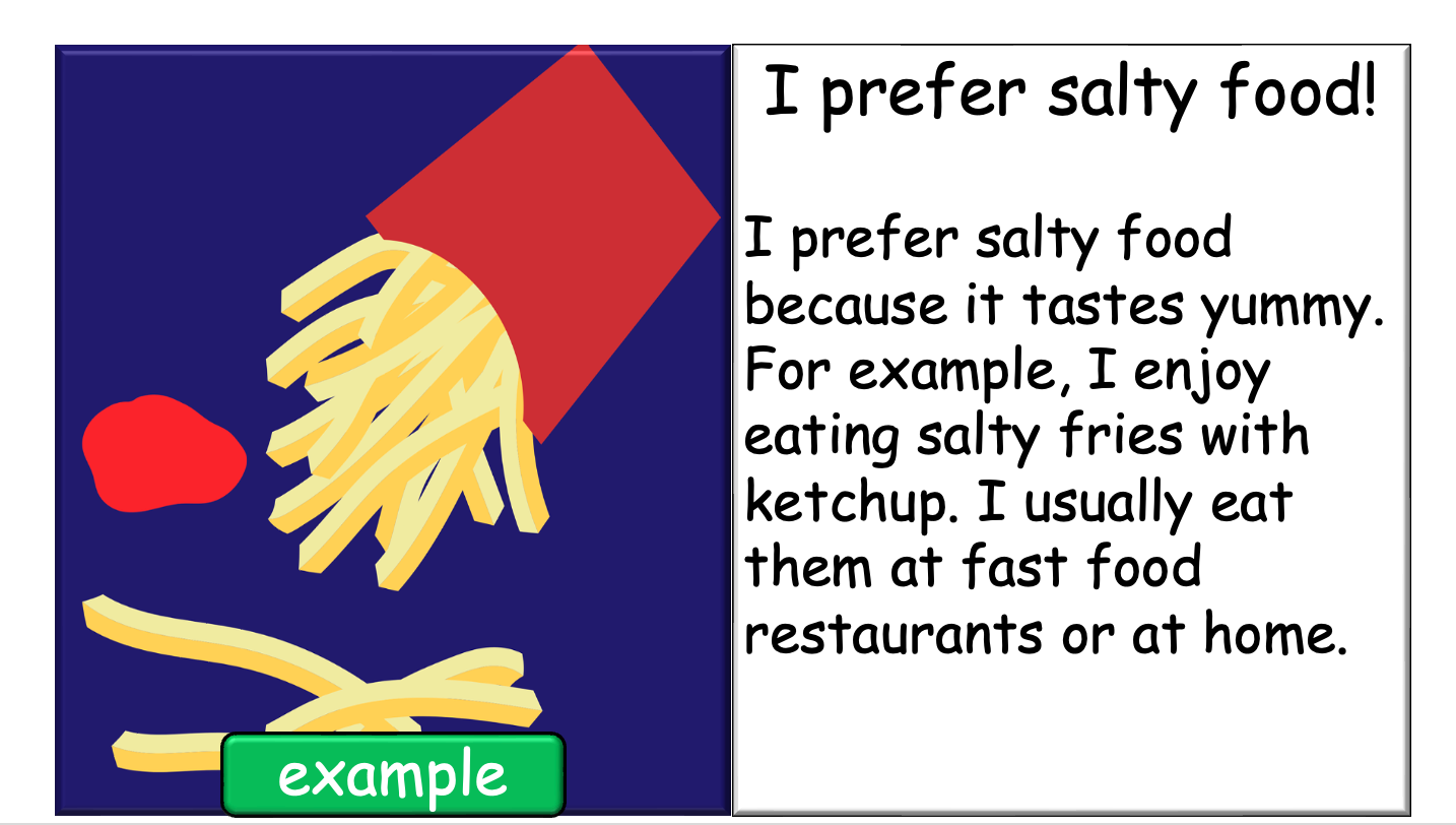 Grade 4 - ESL Lesson - Prefer/Flavors - PowerPoint Lesson