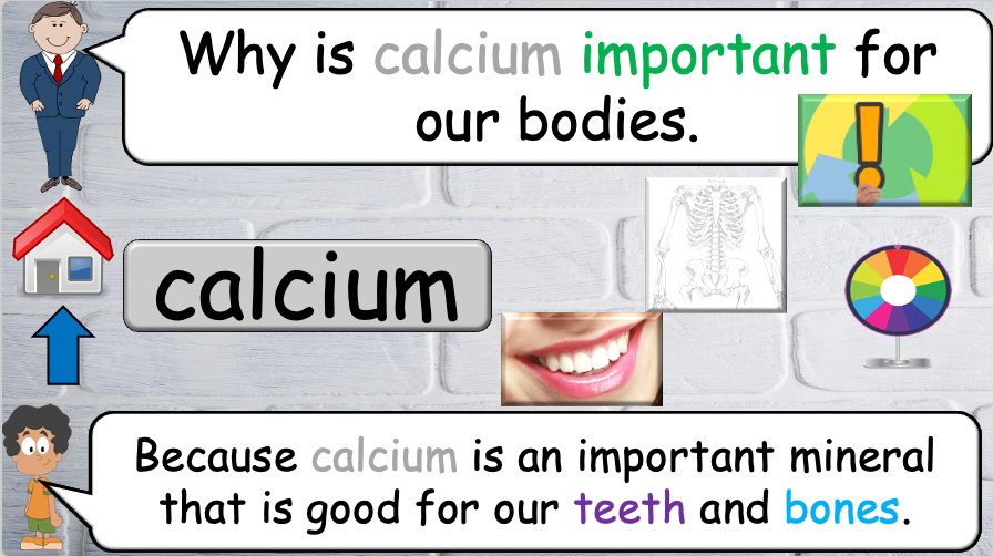 Grade 5-6 - ESL Lesson - Nutrients and Food Groups - Part 2 - PowerPoint Lesson