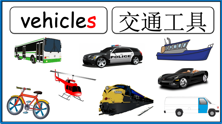 Grade 2 (or 1) - ESL Lesson - Vehicles - Part 1 - PowerPoint Lesson