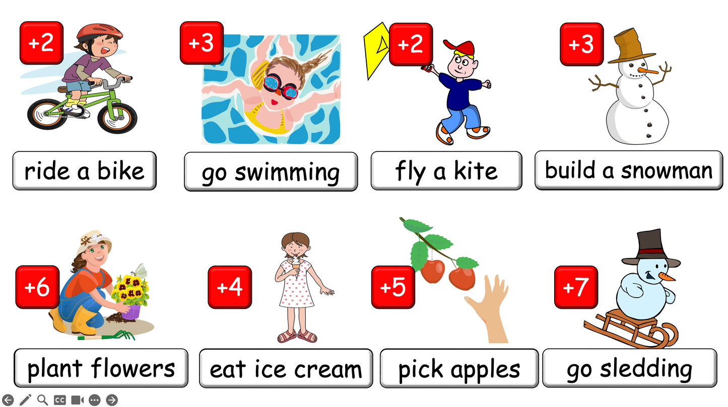 Grade 2-3 - ESL Lesson - Seasons - Part 2 - Activities - PowerPoint Lesson