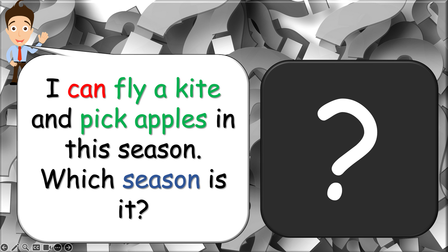 Grade 2-3 - ESL Lesson - Seasons - Part 2 - Activities - PowerPoint Lesson