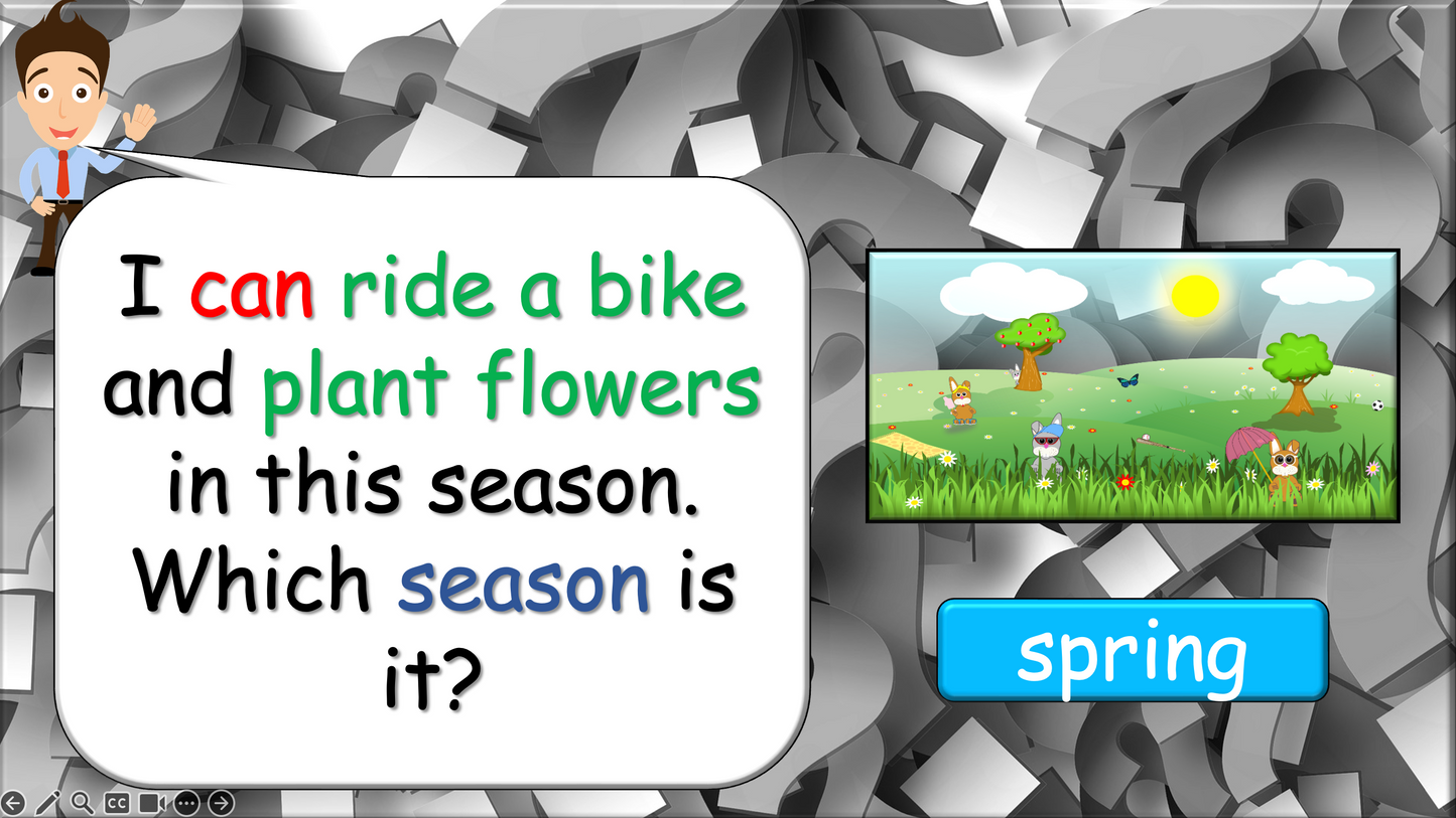 Grade 2-3 - ESL Lesson - Seasons - Part 2 - Activities - PowerPoint Lesson